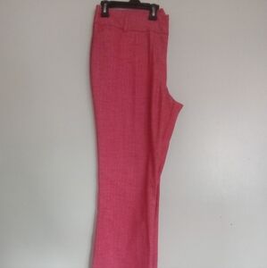 Newyork & Company Women's Chic Pink Bootcut Trousers Size 18